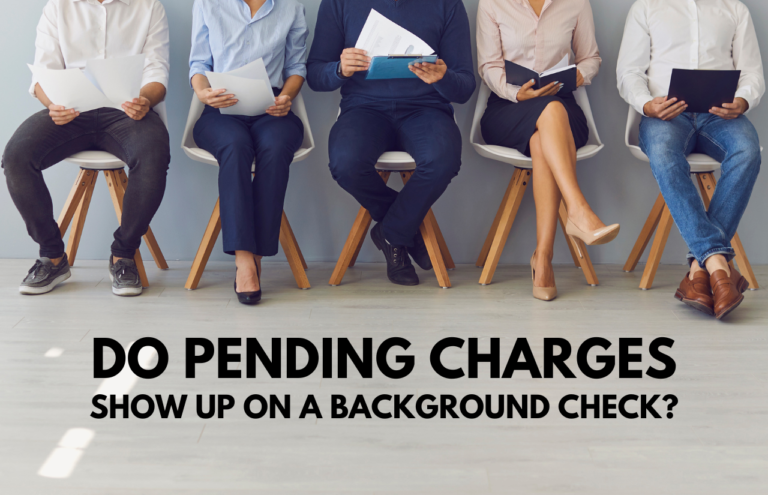 Do Pending Charges Show Up on a Background Check